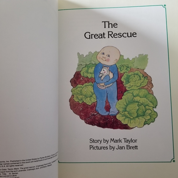 1984 Vintage Cabbage Patch Kids The Great Rescue Childrens Book - Picture 6 of 13